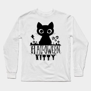 Halloween Kitty Long Sleeve T-Shirt